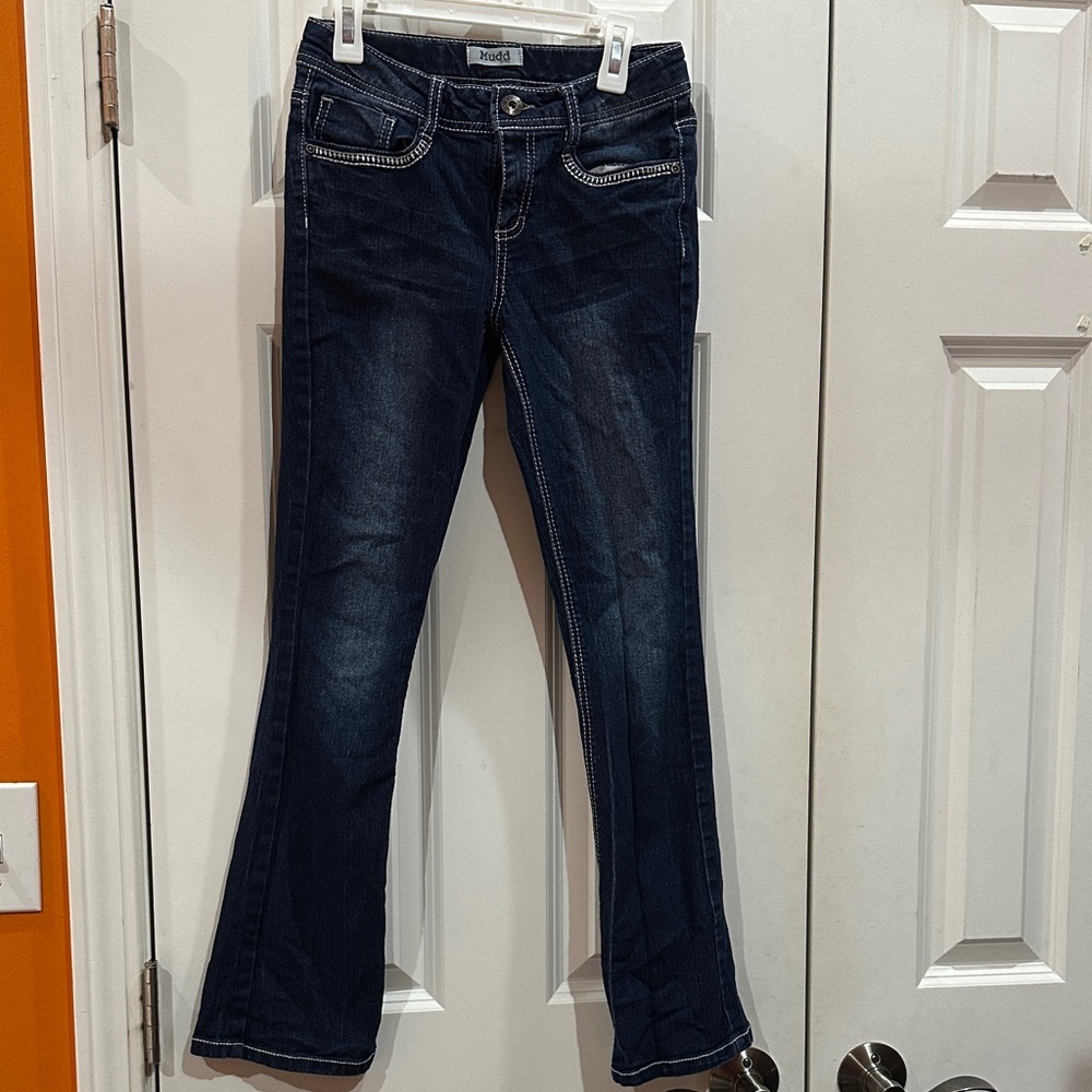 Mudd girls Dark Indigo Boot Cut Jeans size 12